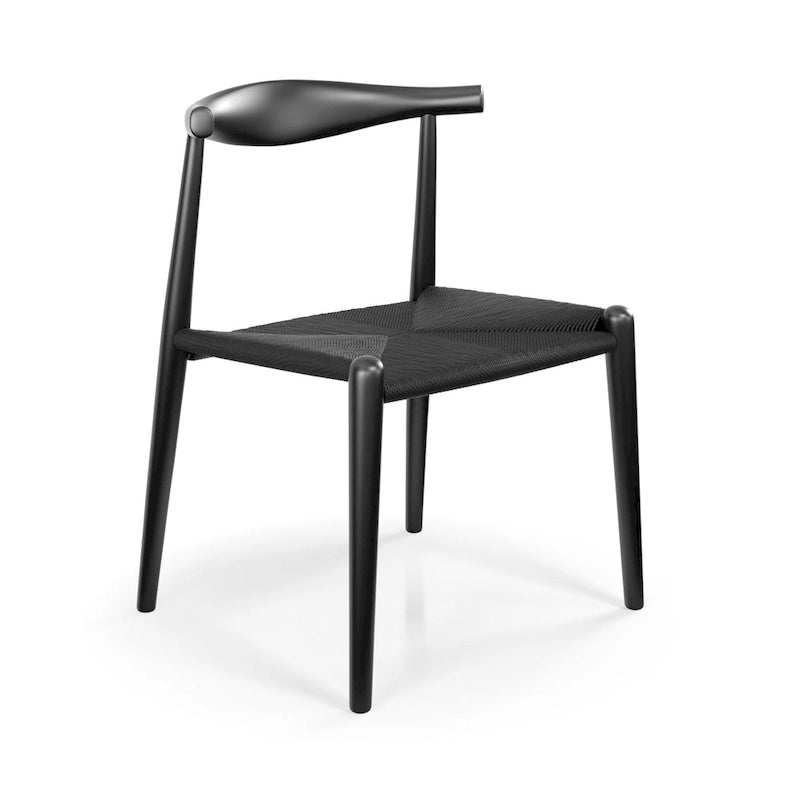 Chaise de salle à manger structure noire