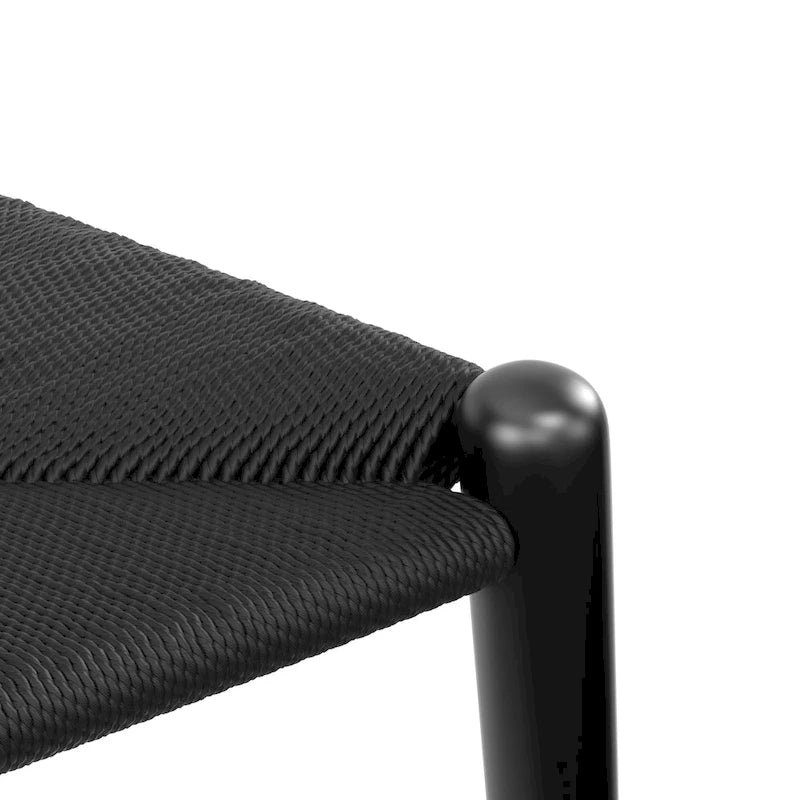 Chaise de salle à manger structure noire