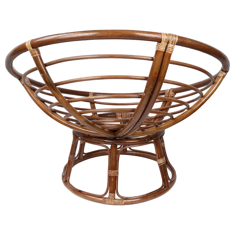 Structure de fauteuil Papasan en rotin de 42 pouces (Coussin non inclus)