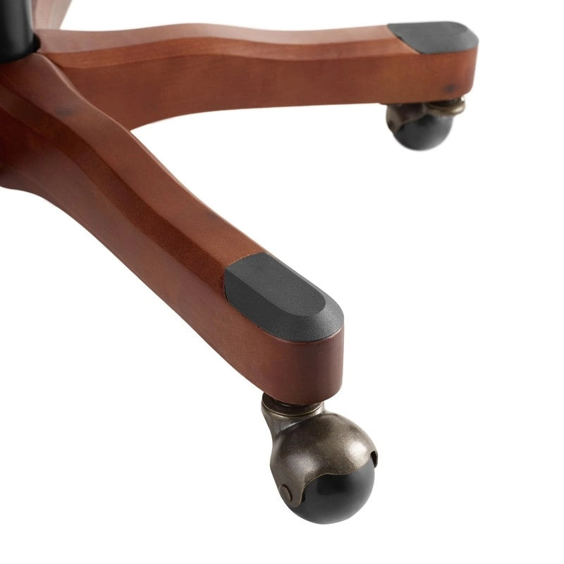 Chaise de bureau pivotante naturelle