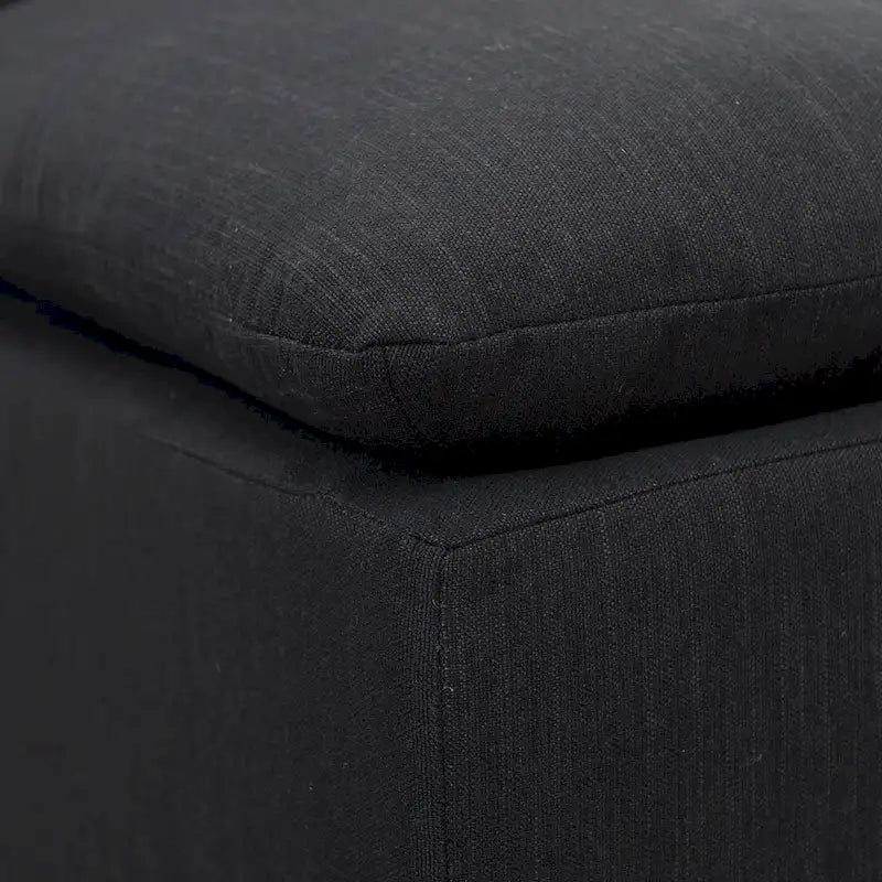 21 Chaises de salle à manger latérales rembourrées en tissu haute performance avec roulettes (lot de 2)
