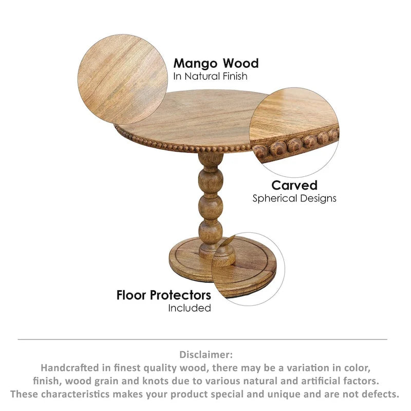 Table d'appoint de 21 pouces