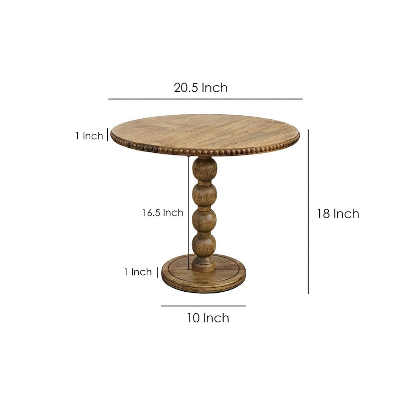 Table d'appoint de 21 pouces