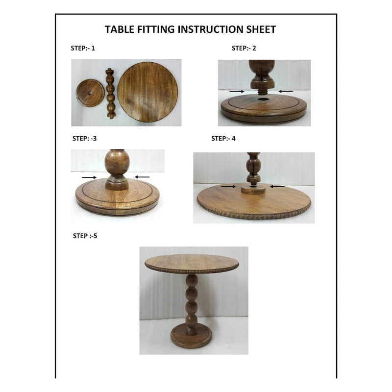 Table d'appoint de 21 pouces