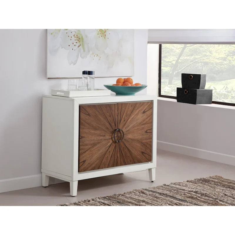Meuble d'appoint 2 portes en bois