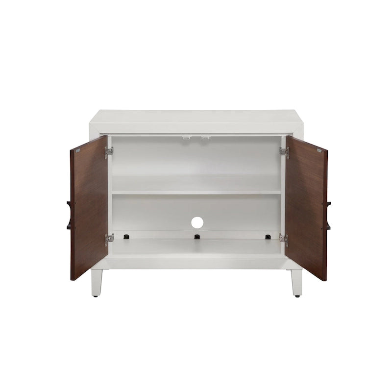 Meuble d'appoint 2 portes en bois