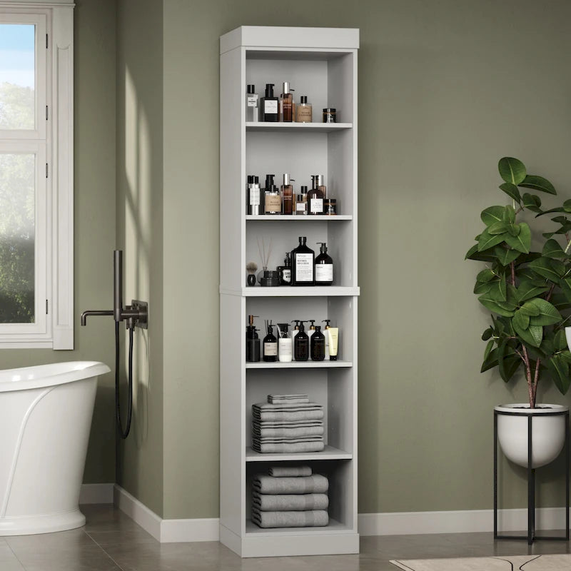 Meuble de salle de bain 100 % bois massif 42 cm avec portes en option Imports