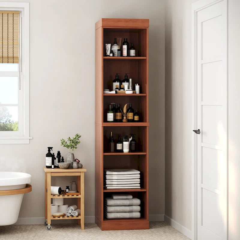 Meuble de salle de bain 100 % bois massif 42 cm avec portes en option Imports
