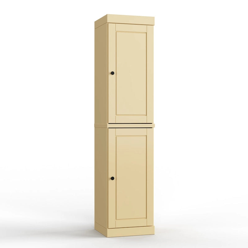Meuble de salle de bain 100 % bois massif 42 cm avec portes en option Imports