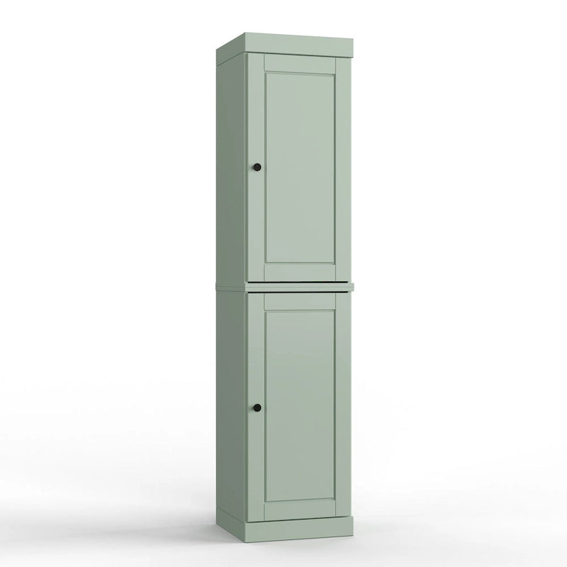 Meuble de salle de bain 100 % bois massif 42 cm avec portes en option Imports