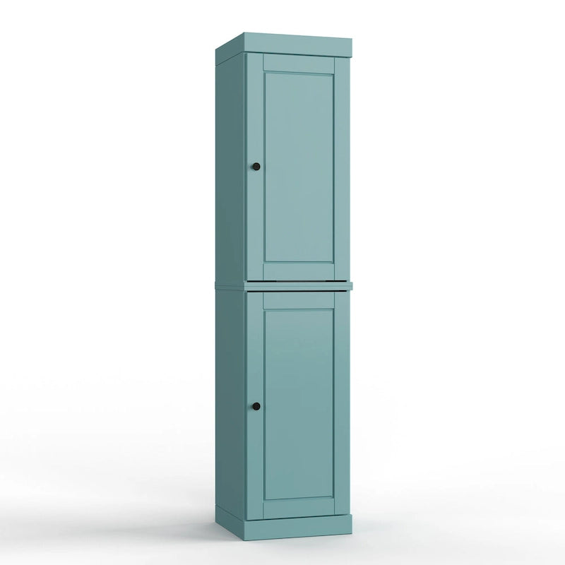 Meuble de salle de bain 100 % bois massif 42 cm avec portes en option Imports